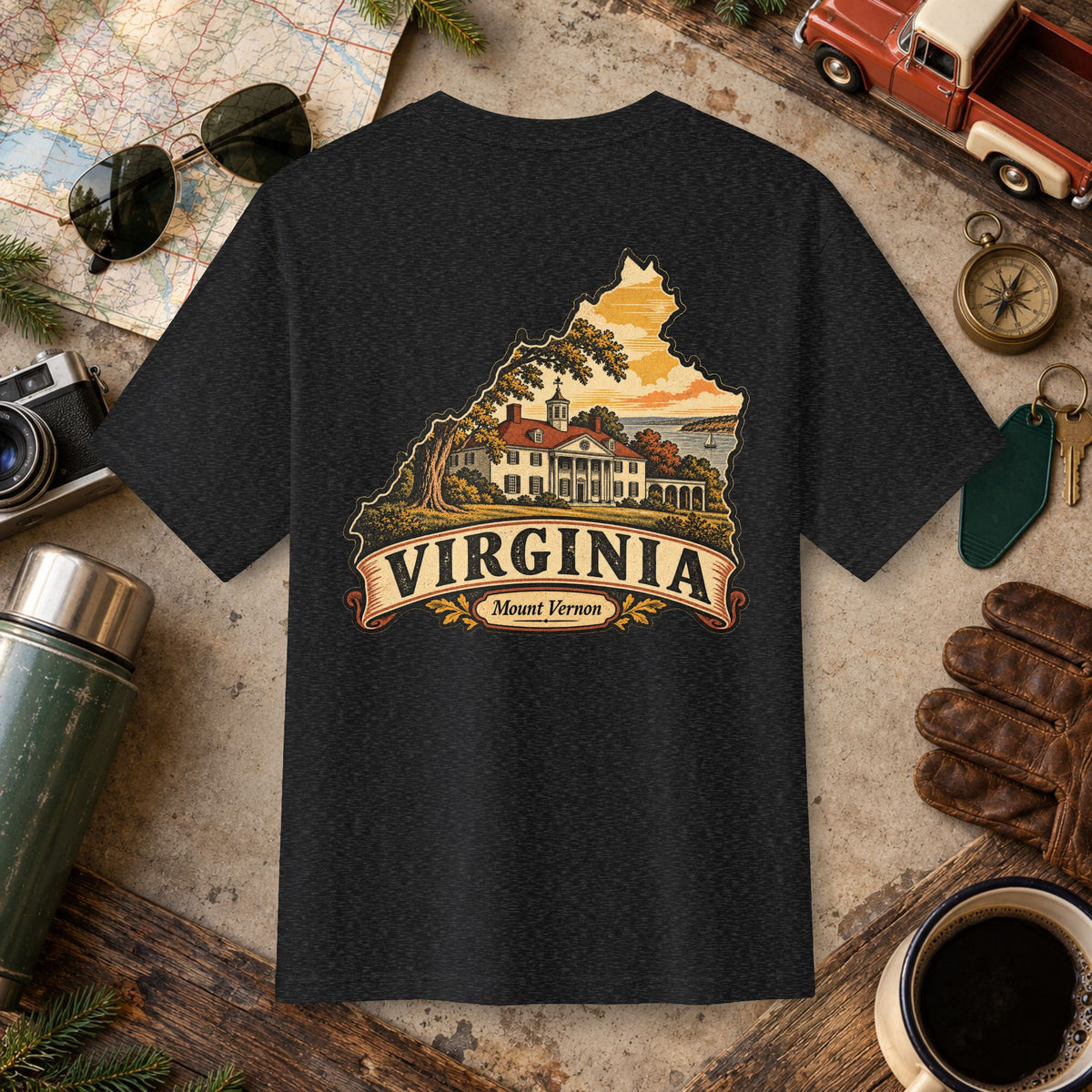 Virginia State Vintage Tee