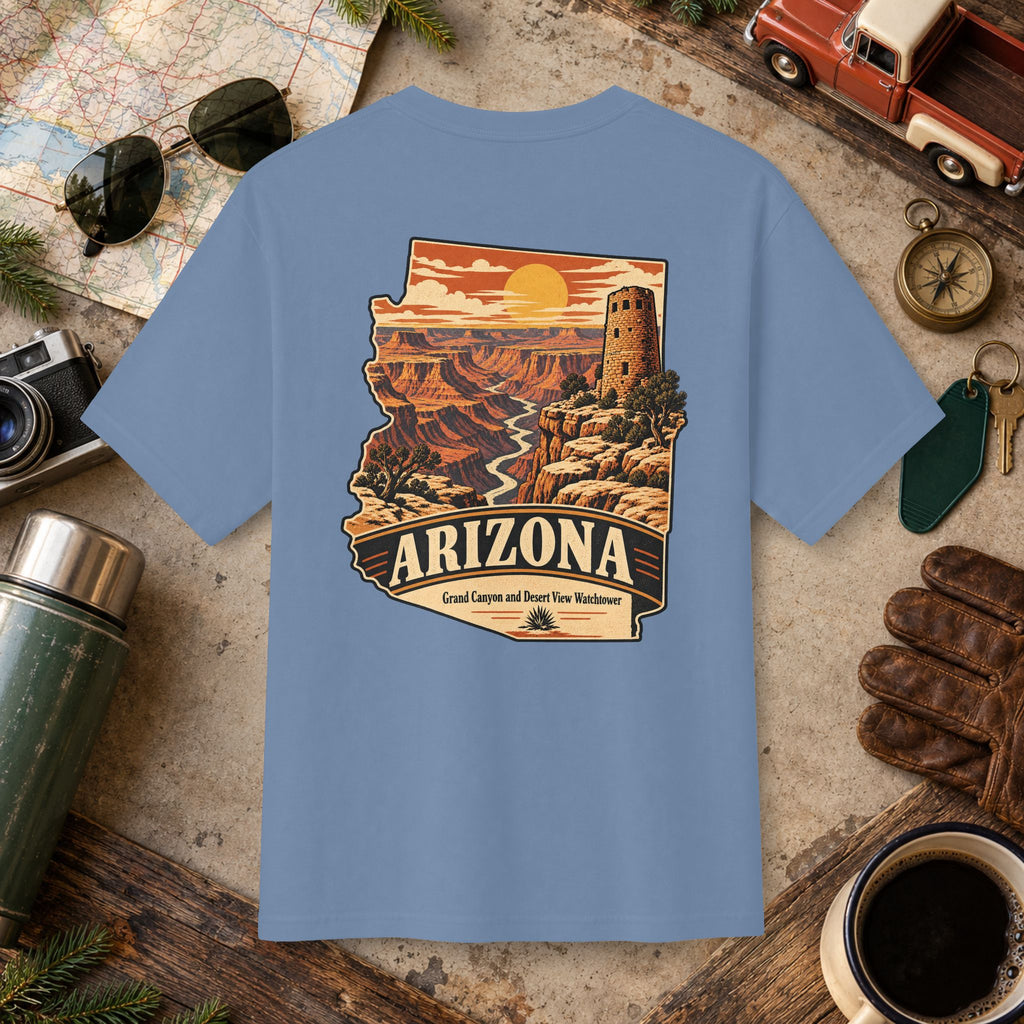 Arizona State Vintage Landscape Tee