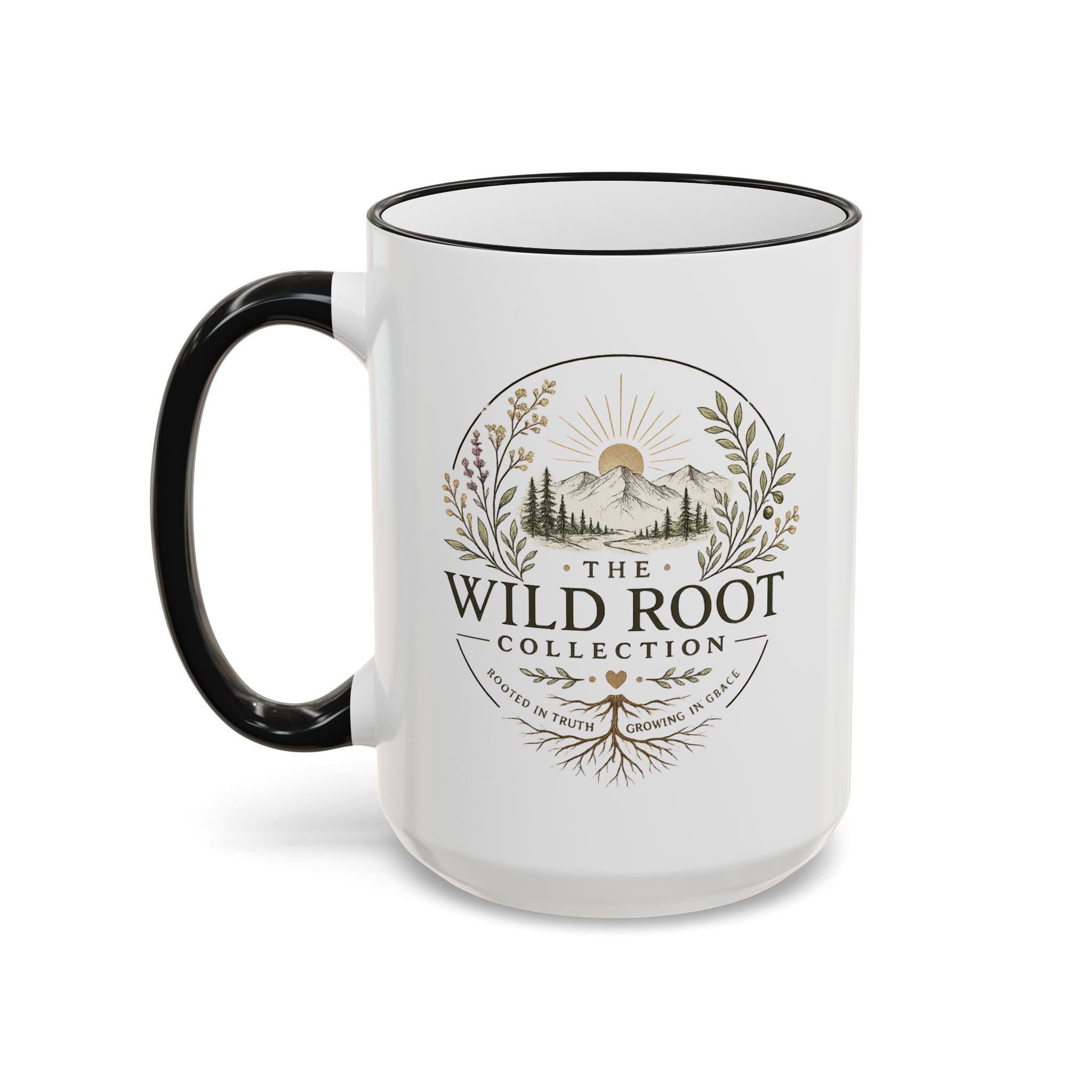 Accent Rim & Handle Mug (11oz, 15oz)