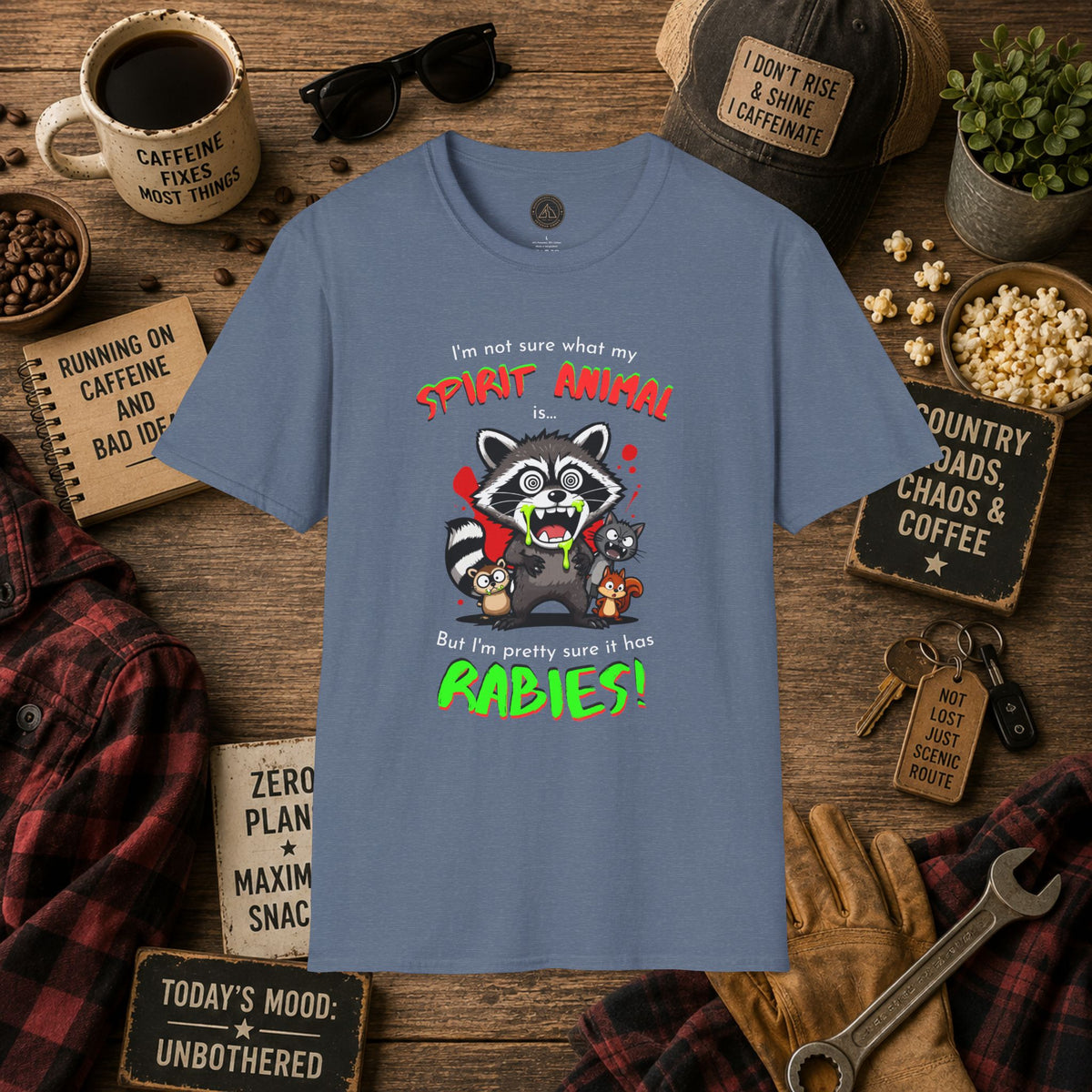 Spirit Animal Babies T-Shirt — Cute Cartoon Wildlife Graphic Tee