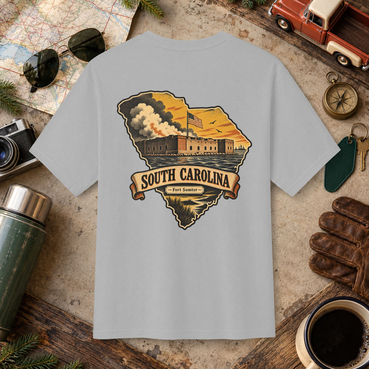 South Carolina State Vintage Tee
