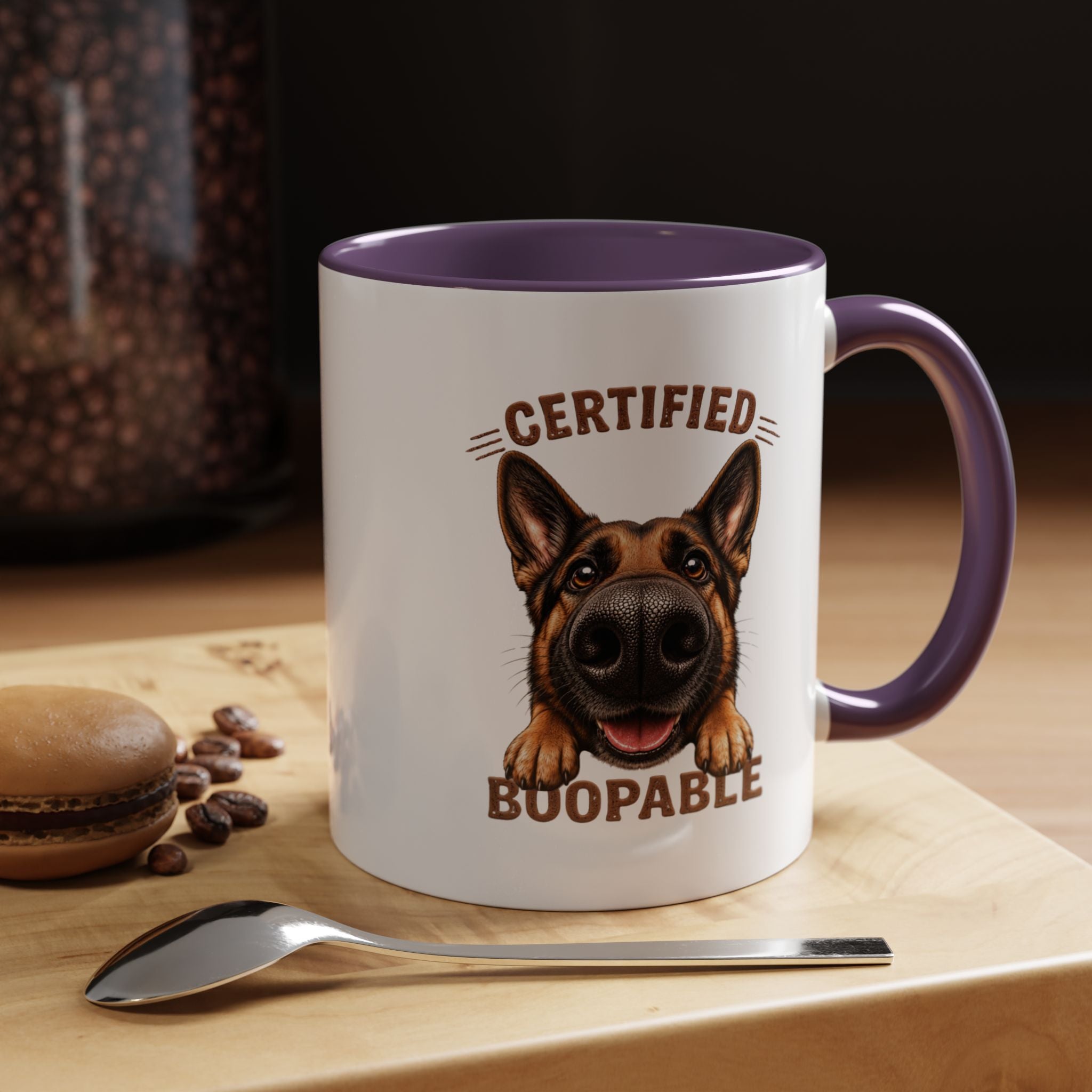 Certified Boopable Tan and Black Shepard — Coffee Mug 11/15oz