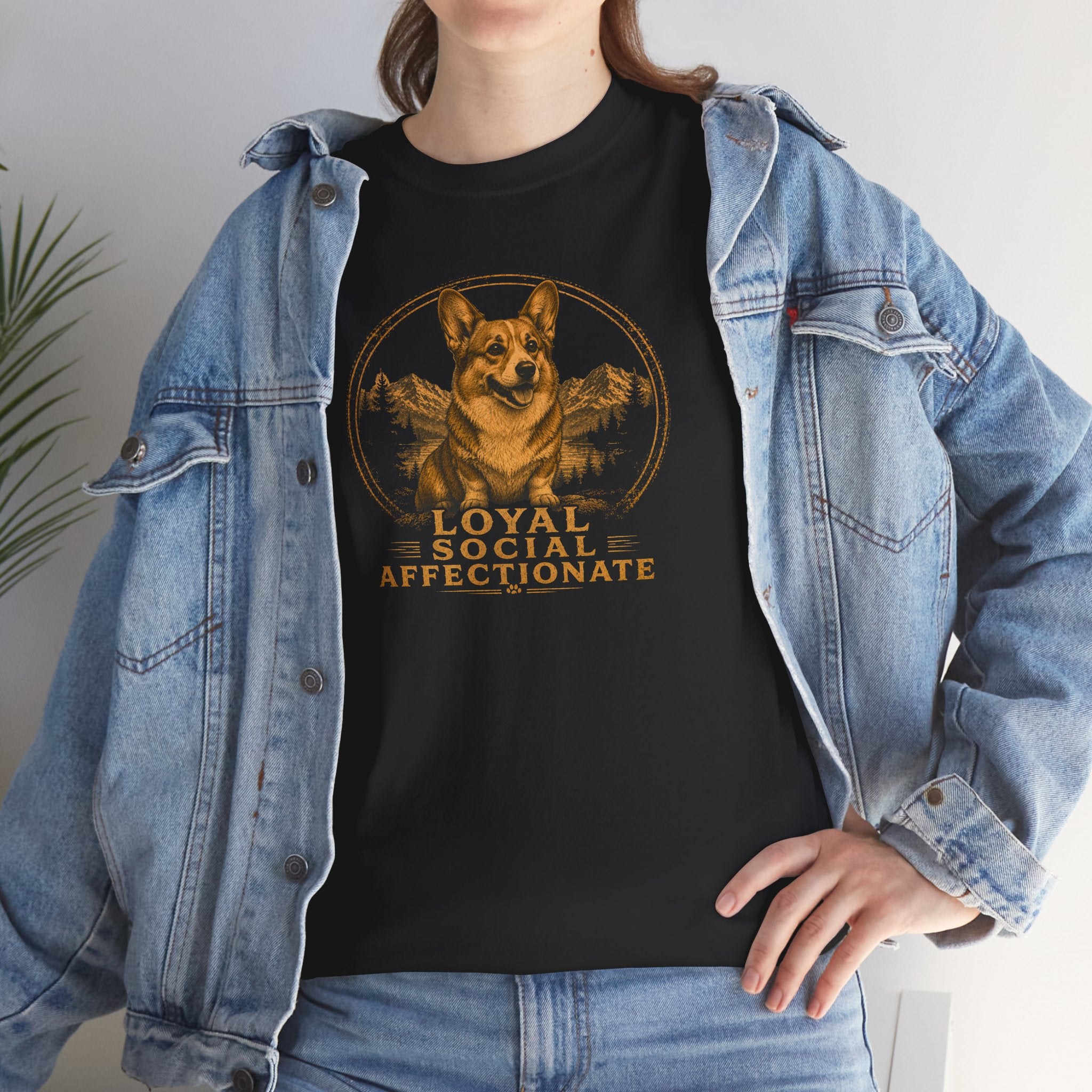 Corgi "Loyal • Social • Affectionate" Tee
