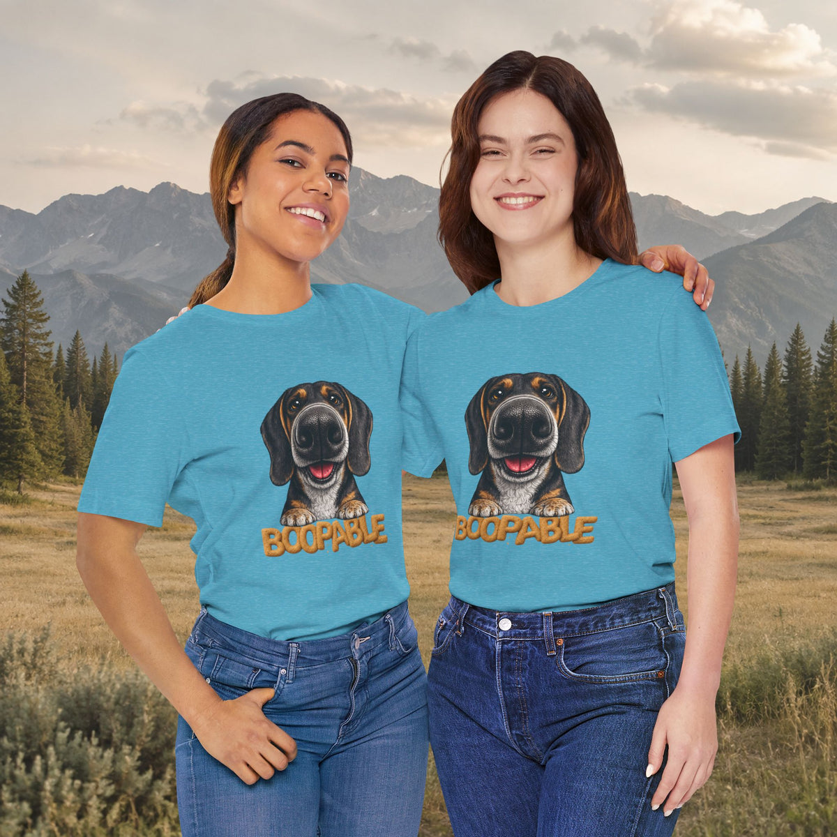 Boopable - Black and Tan Coonhound T-Shirt