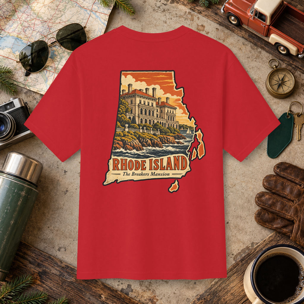 Rhode Island State Vintage Tee