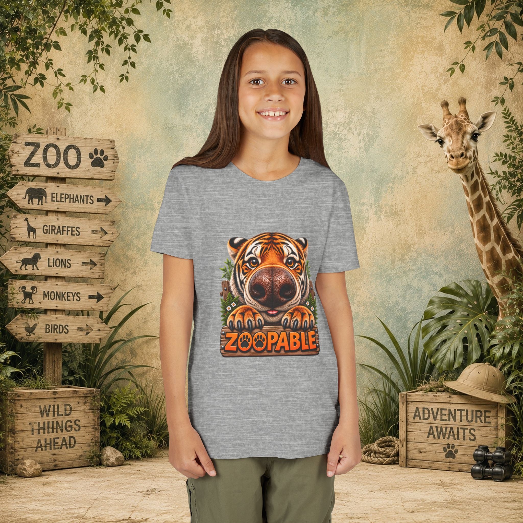 Tiger Zoopable Youth Tee