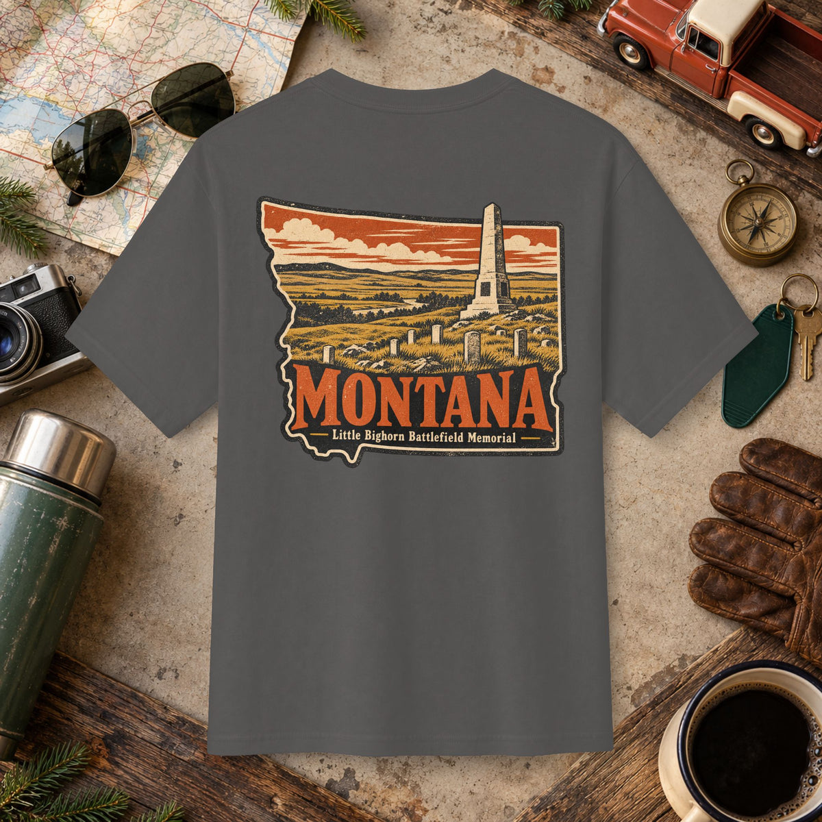 Montana State Vintage Tee