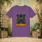 Youth Tee — Cute Black Panther "Zoopable" Kids Graphic T-Shirt