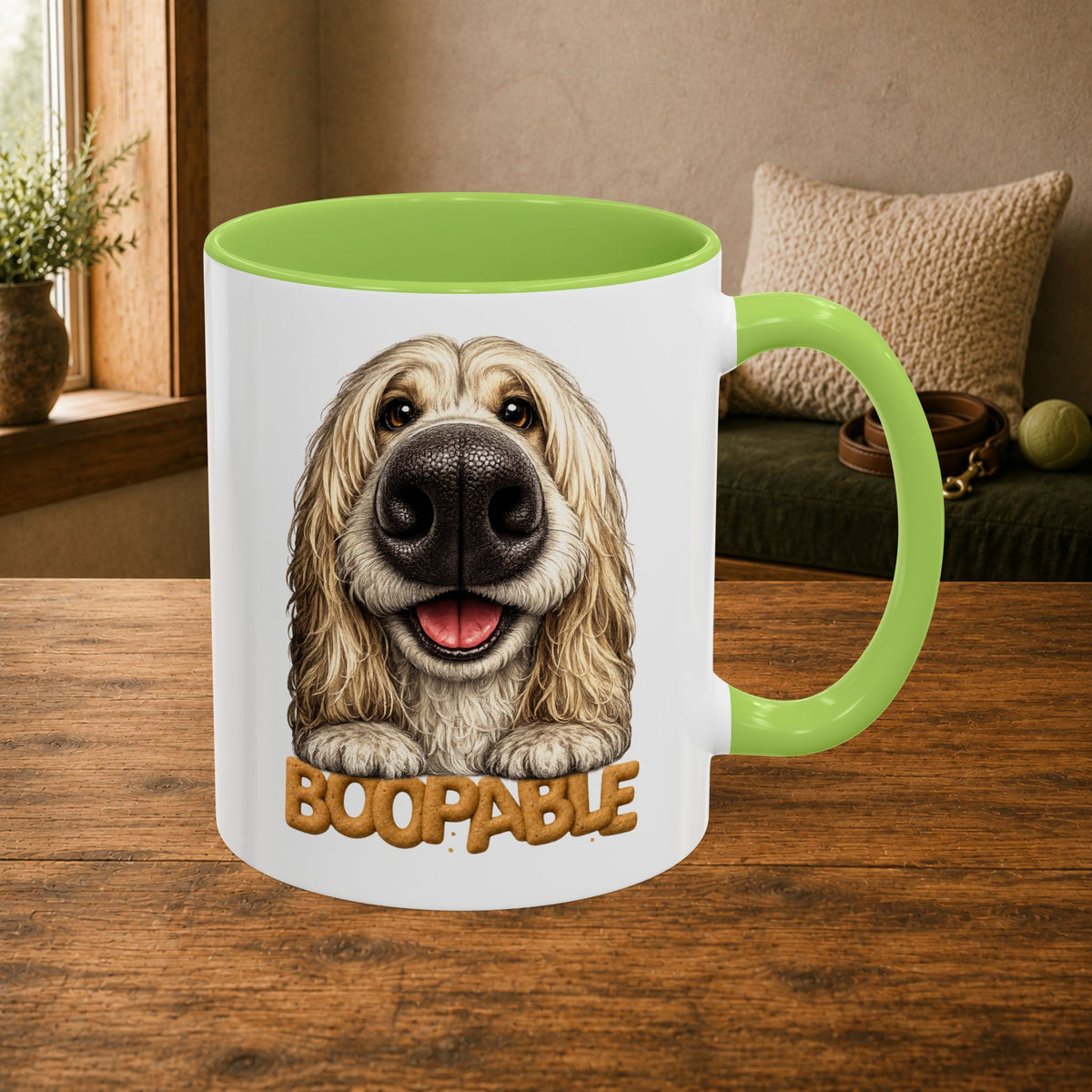 Boopable Afghan Hound — Coffee Mug 11oz
