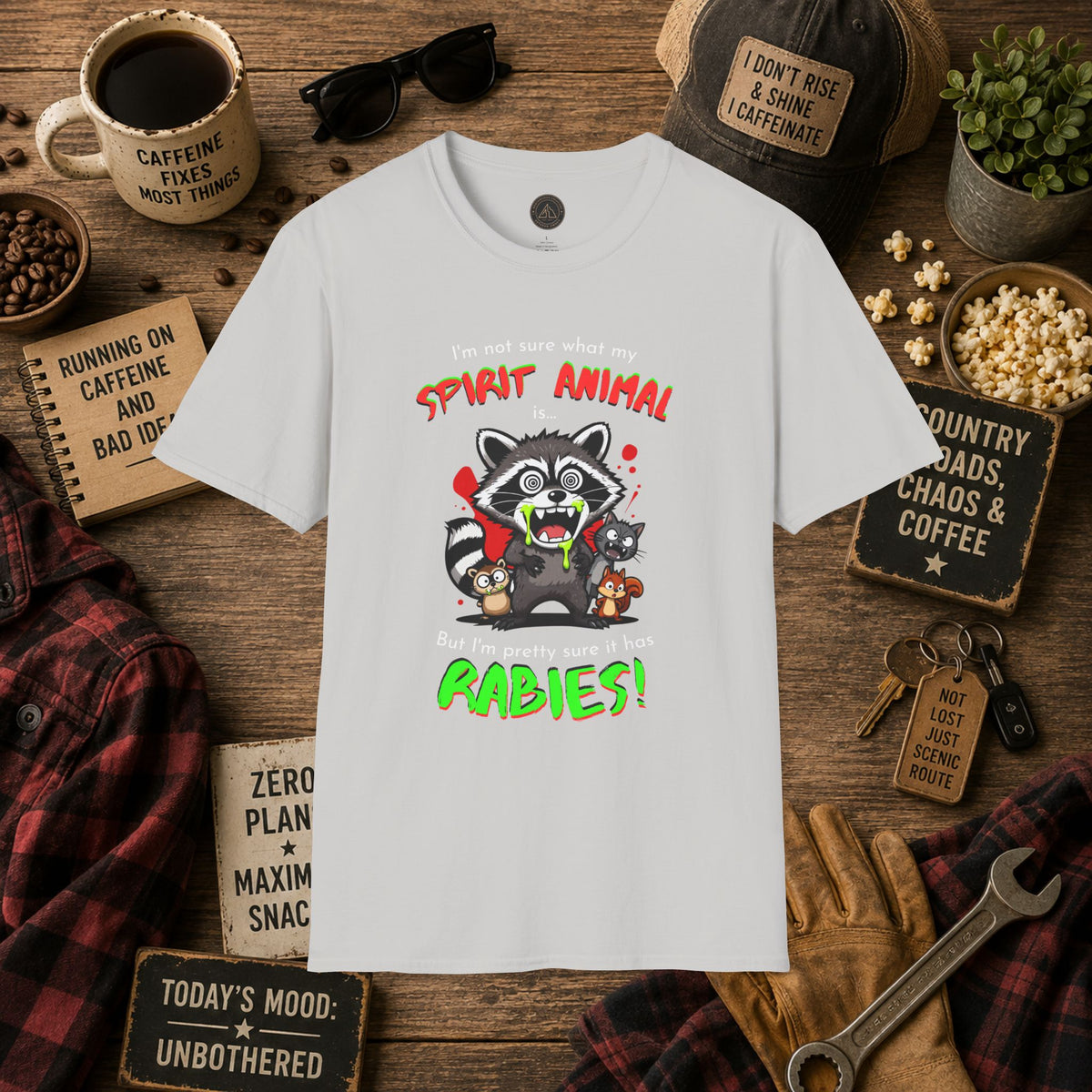 Spirit Animal Babies T-Shirt — Cute Cartoon Wildlife Graphic Tee