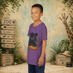 Youth Tee — Cute Black Panther "Zoopable" Kids Graphic T-Shirt