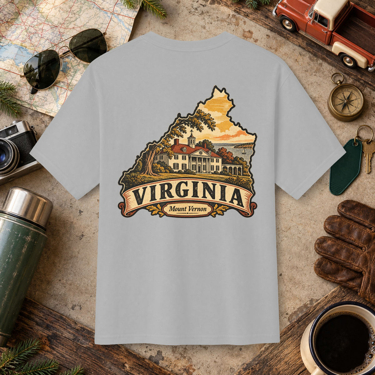 Virginia State Vintage Tee