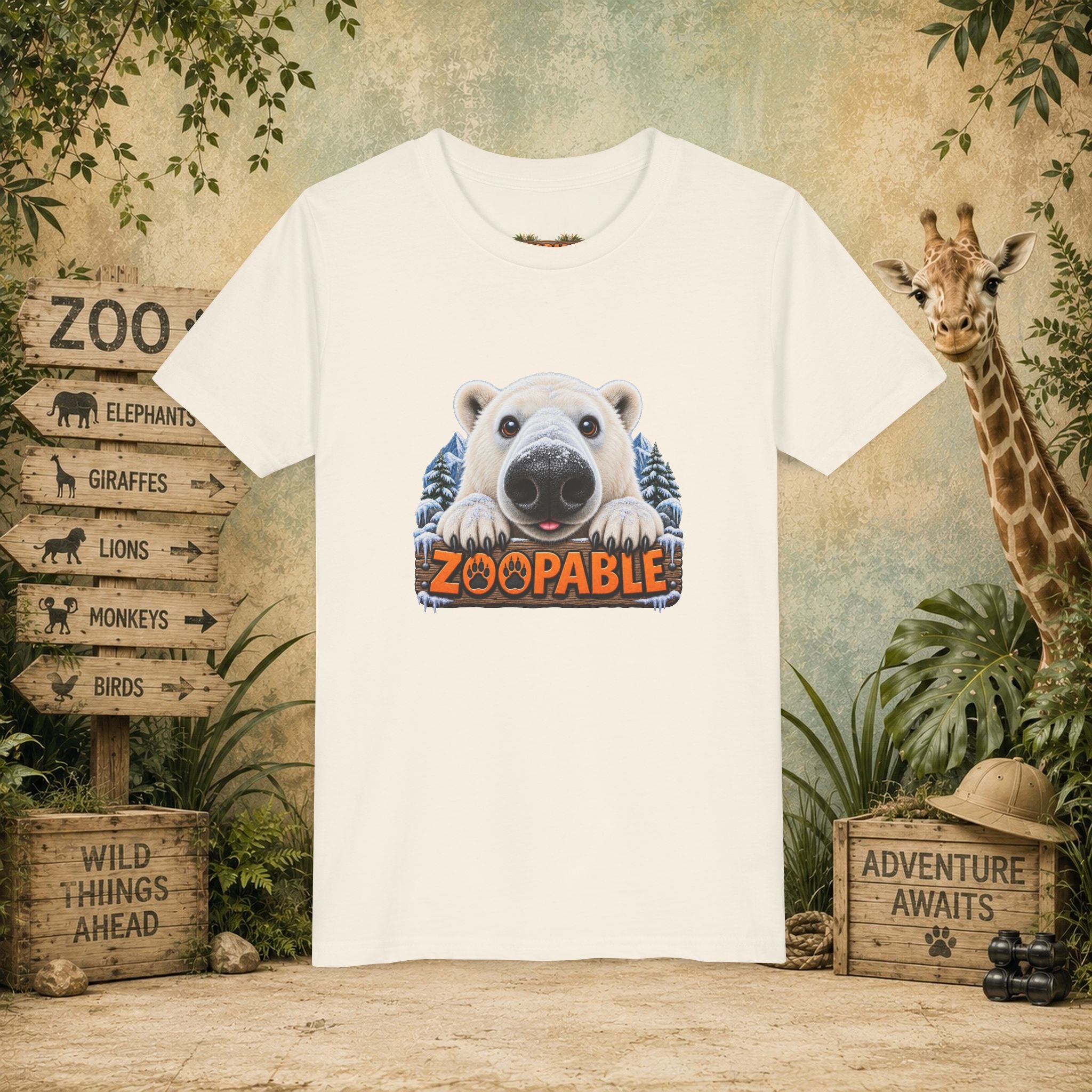 Polar Bear Zoopable Youth Tee