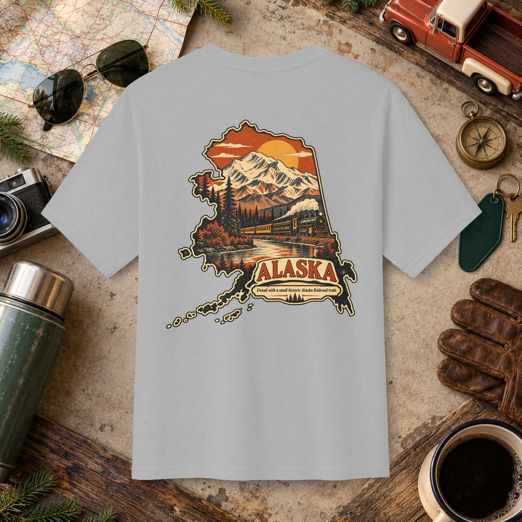 Alaska Vintage Landscape Tee