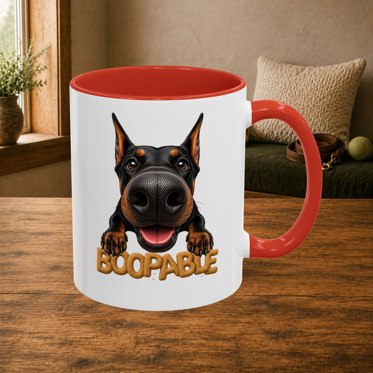 Boopable Doberman — Coffee Mug 11oz