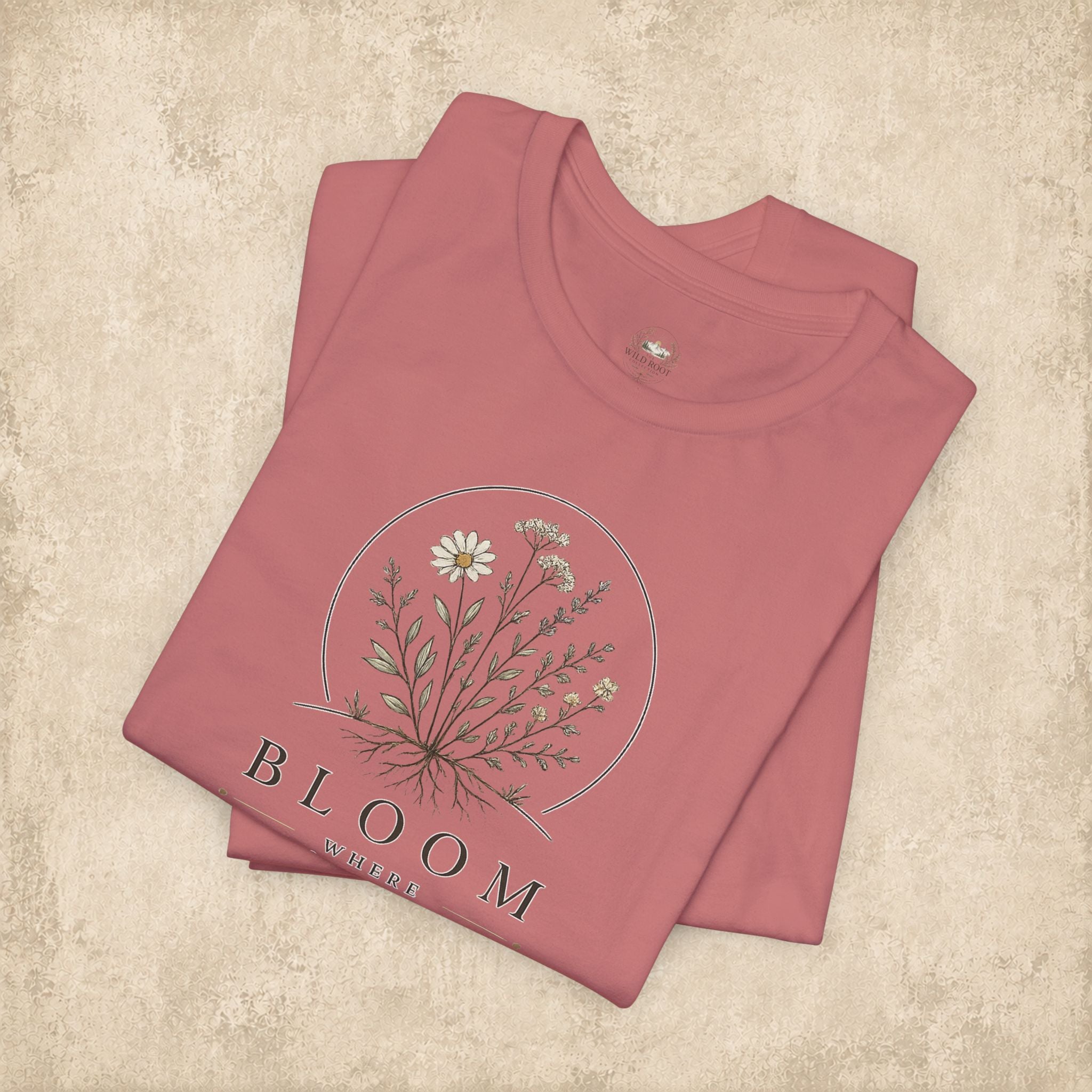 Bloom Where Planted Floral Tee