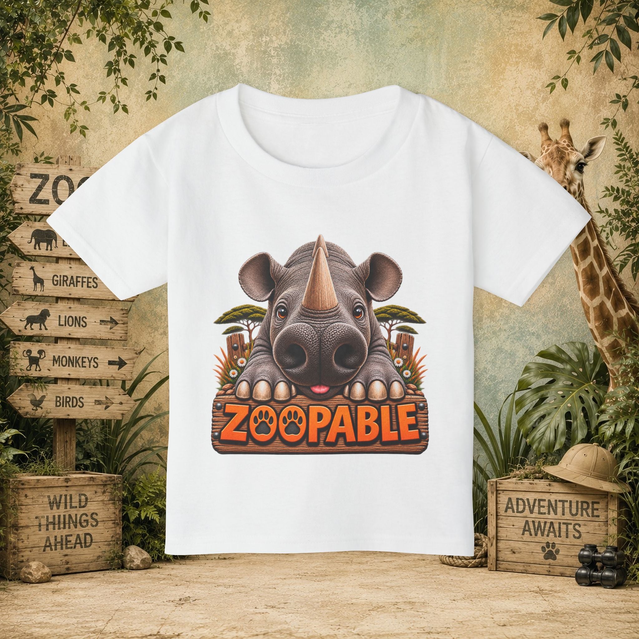Rhinoceros Zoopable T-shirt