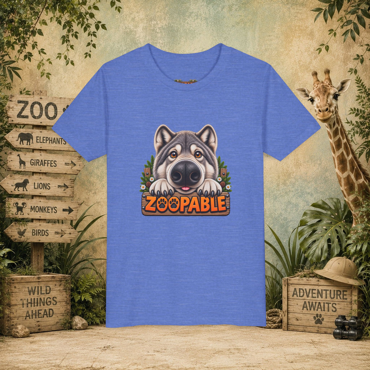 Wolf Zoopable Youth Tee