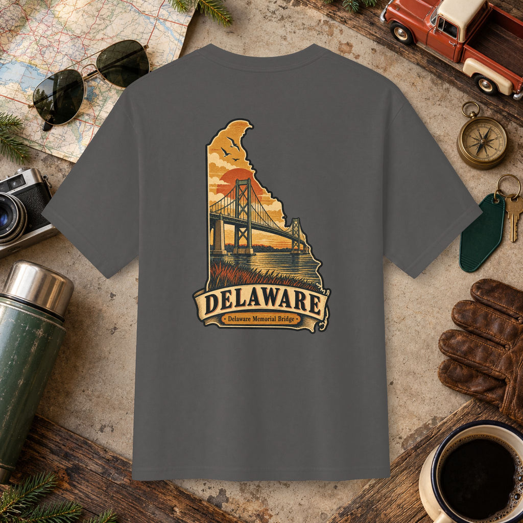 Delaware State Vintage Tee