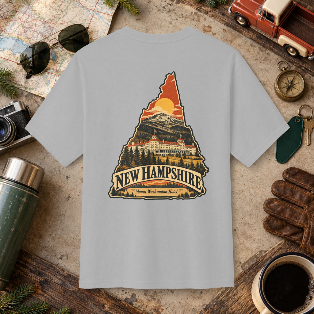 New Hampshire State Vintage Tee
