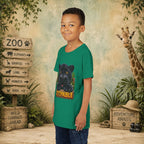 Youth Tee — Cute Black Panther "Zoopable" Kids Graphic T-Shirt