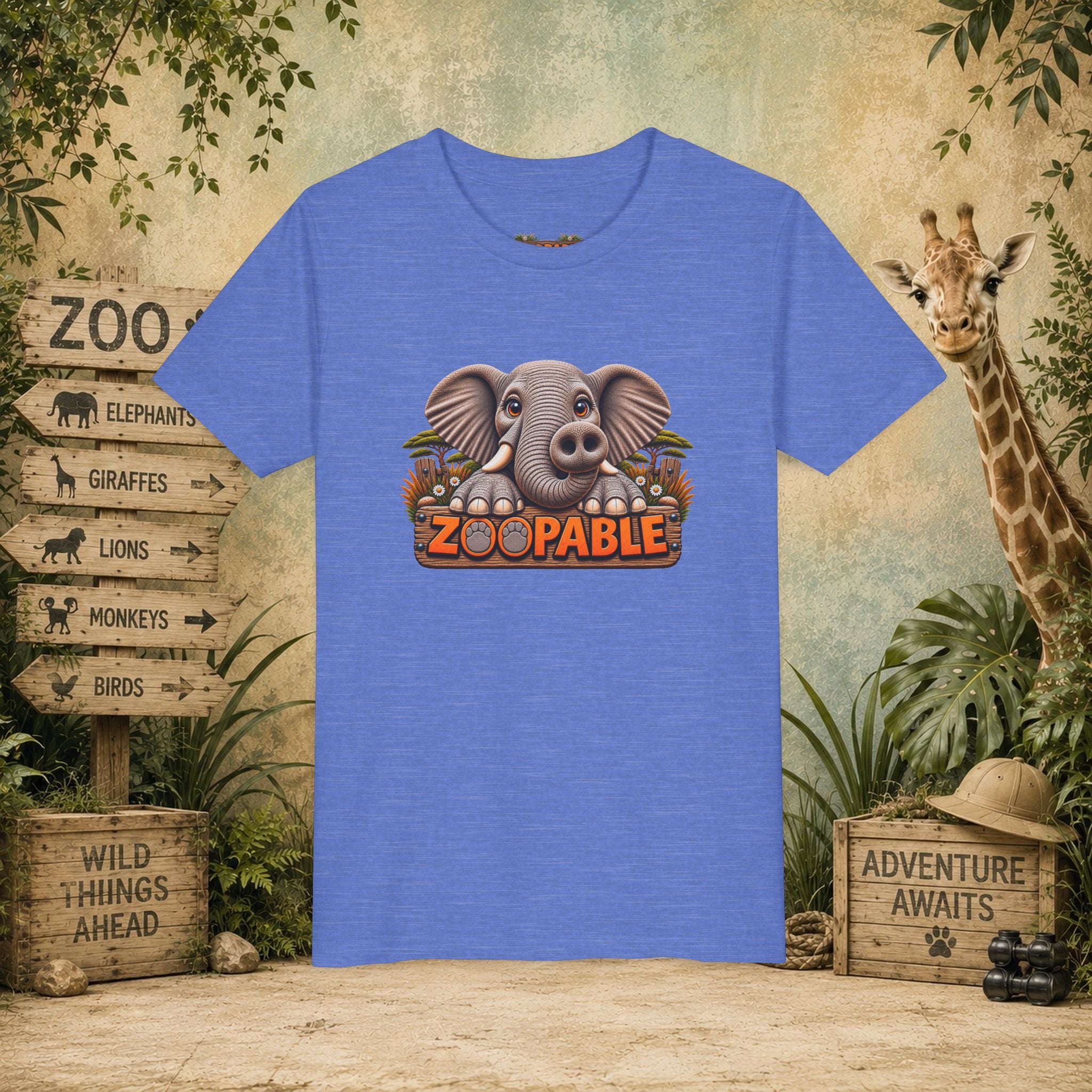 Elephant Zoopable Youth Tee