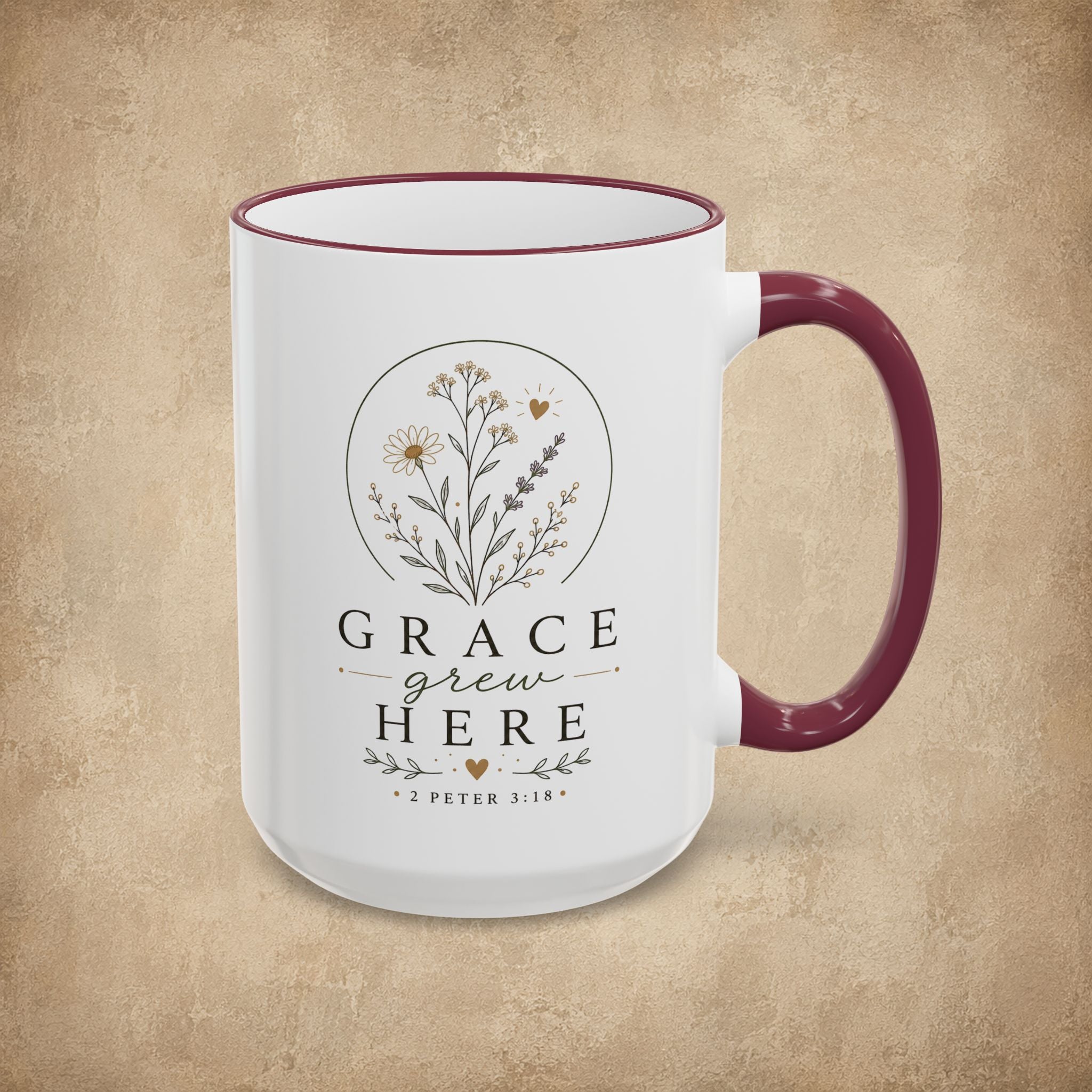 Grace Grew Here Mug (11oz, 15oz)