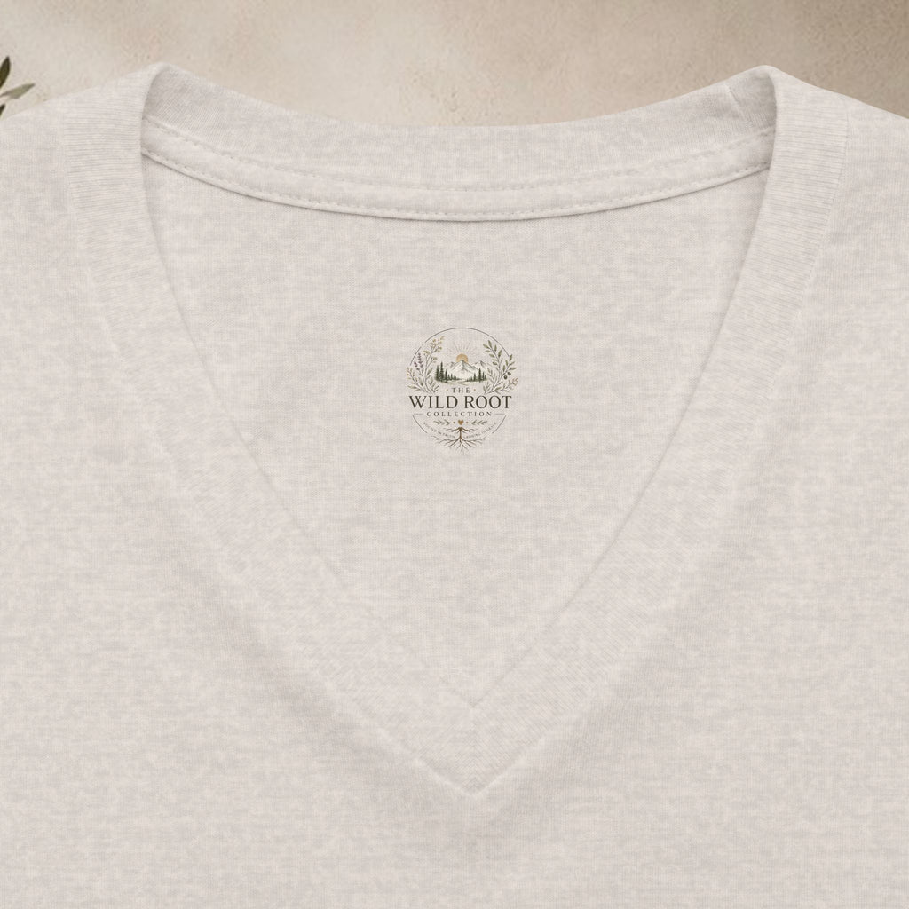 Women's Relaxed Heather CVC V-Neck Tee