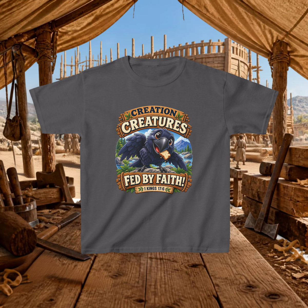 Creation Creatures - Elijah's Raven (1 Kings 17:6)