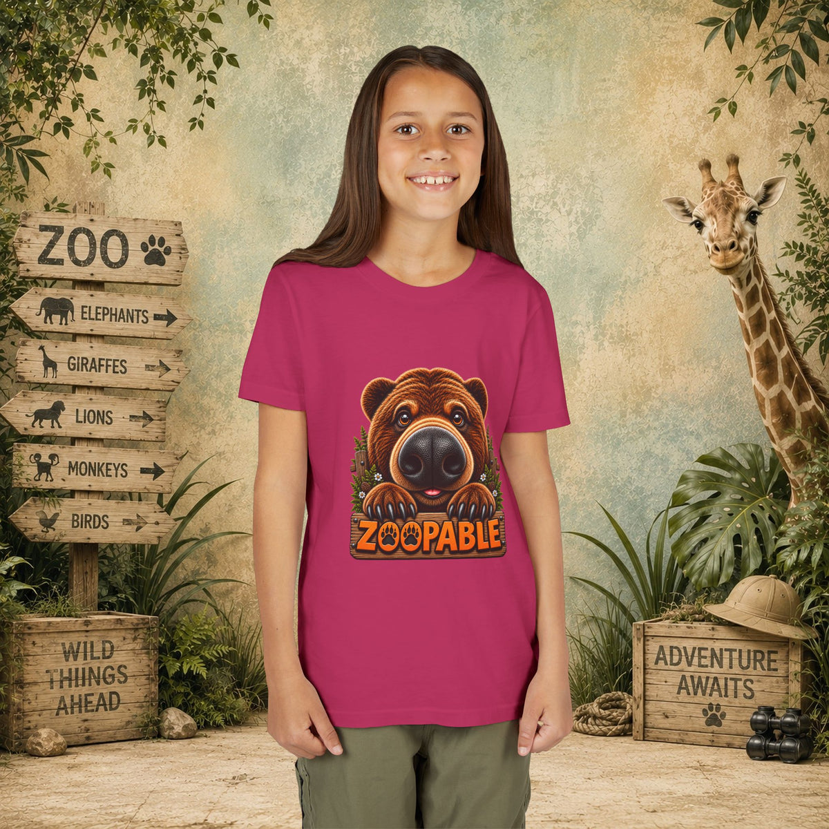 Bear Zoopable Youth Tee