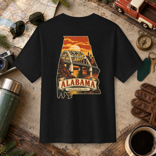 Alabama Vintage Landscape Tee