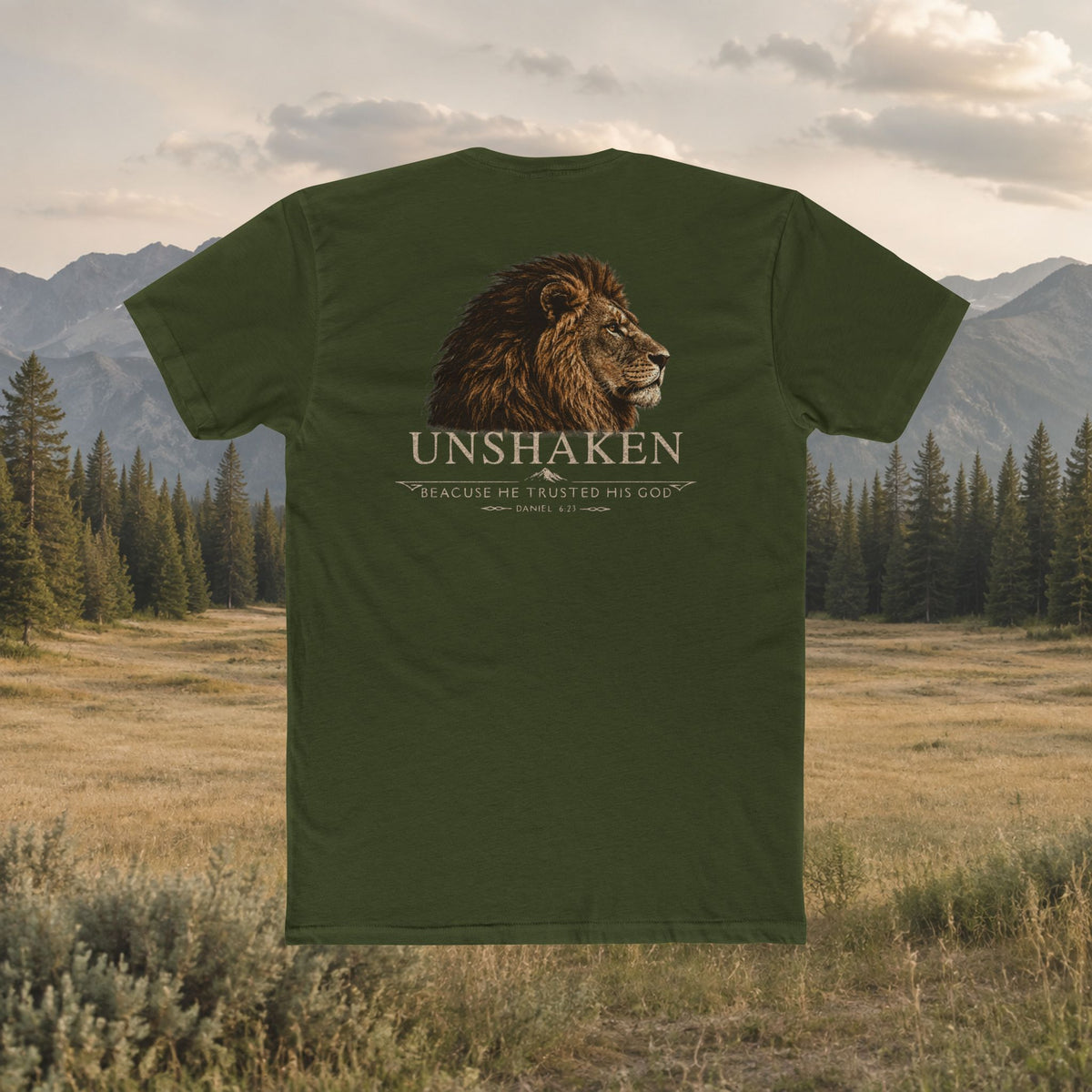 UNSHAKEN - Daniel 6:23 T-Shirt
