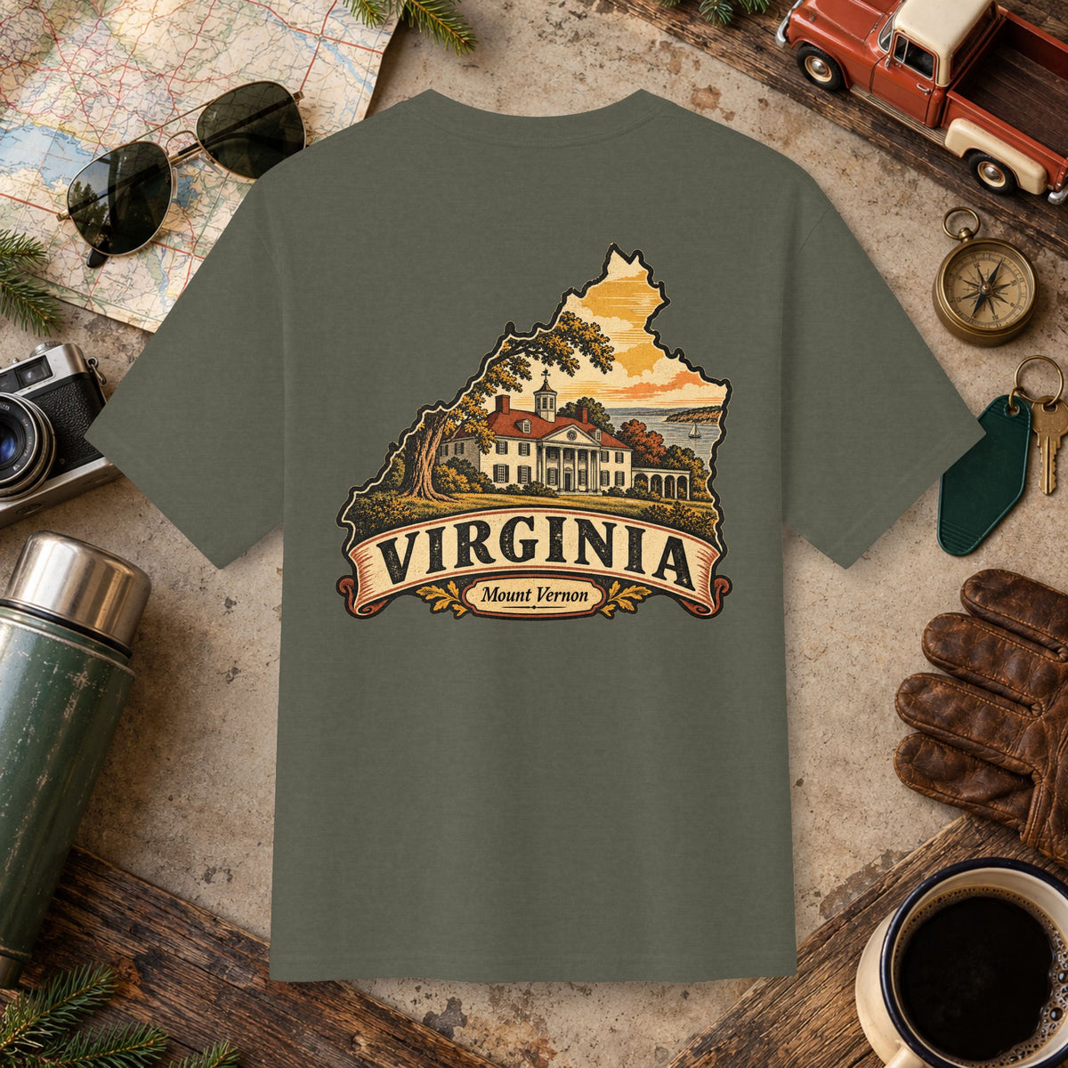 Virginia State Vintage Tee