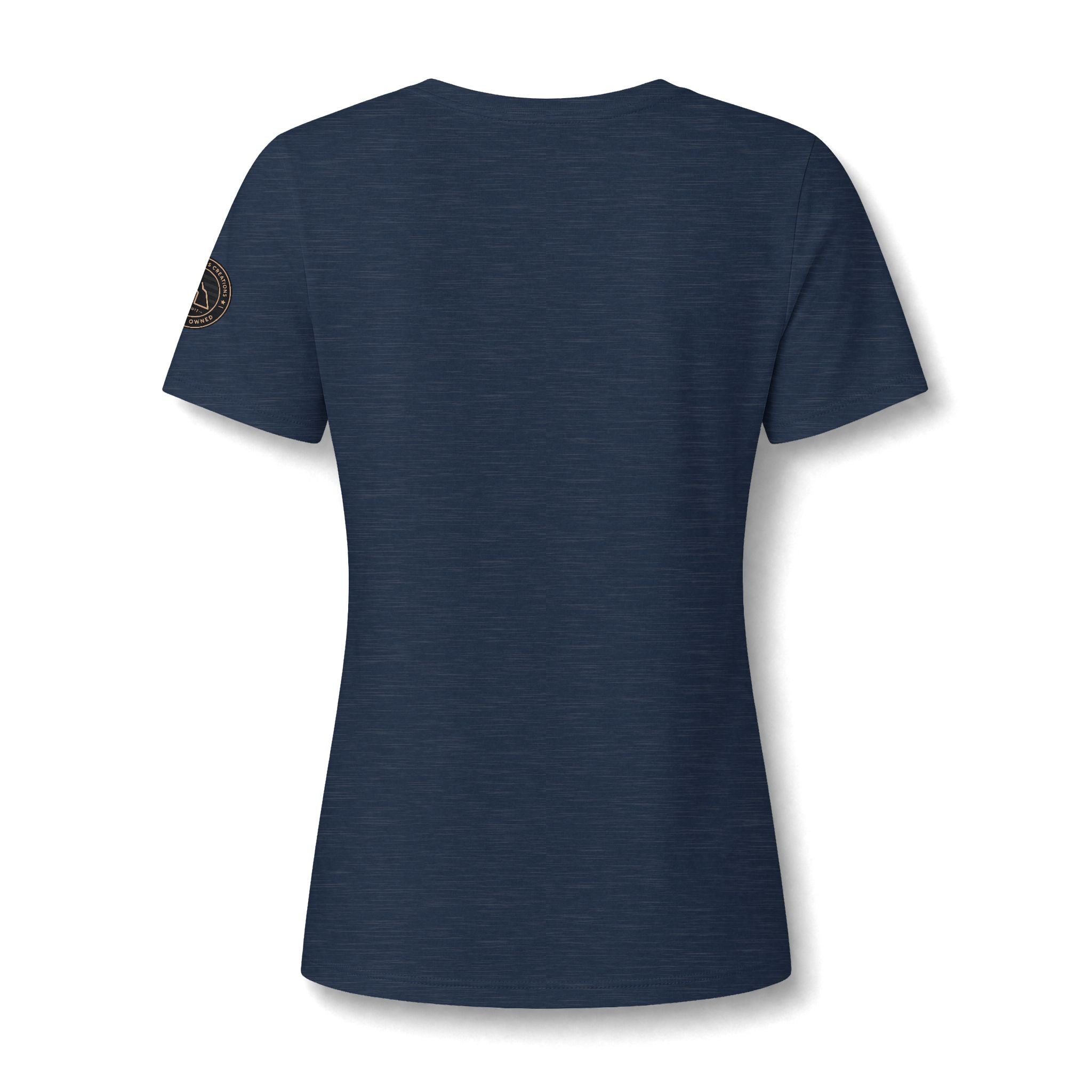 Golden Retriever V-Neck Tee — "Loyal Gentle Devoted" Dog Lover Shirt