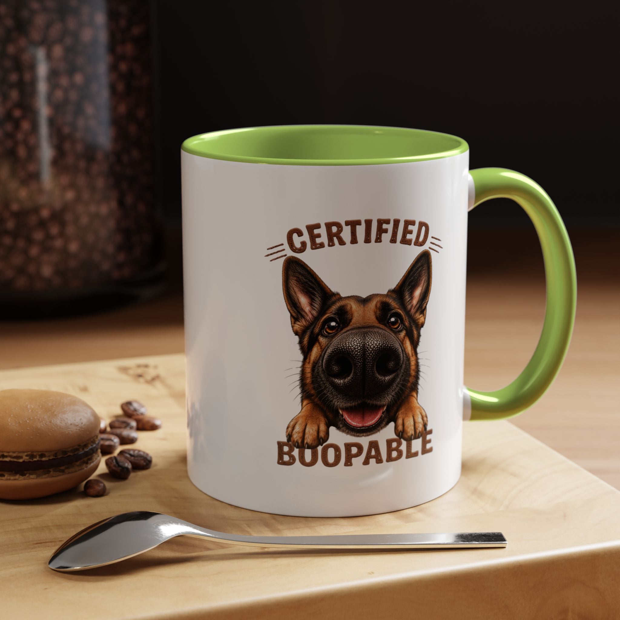 Certified Boopable Tan and Black Shepard — Coffee Mug 11/15oz