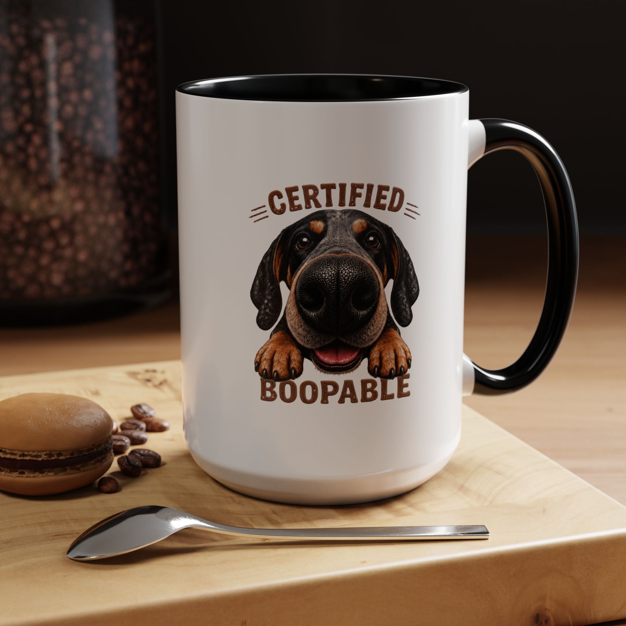 Certified Boopable Blue Tic Hound —  Coffee Mug 11/15oz