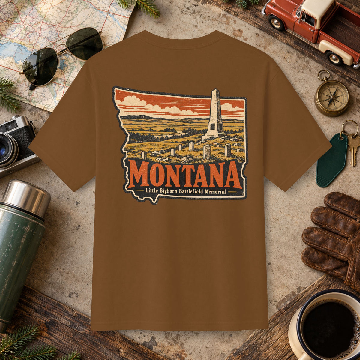 Montana State Vintage Tee