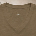 Women's Relaxed Heather CVC V-Neck Tee