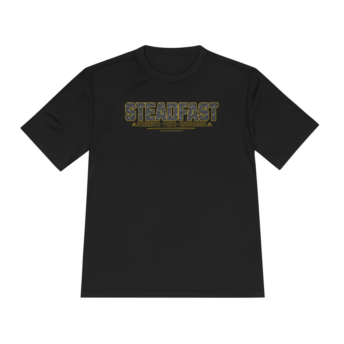 STEADFAST Camo Faith Tee — Moisture‑Wicking Performance Shirt