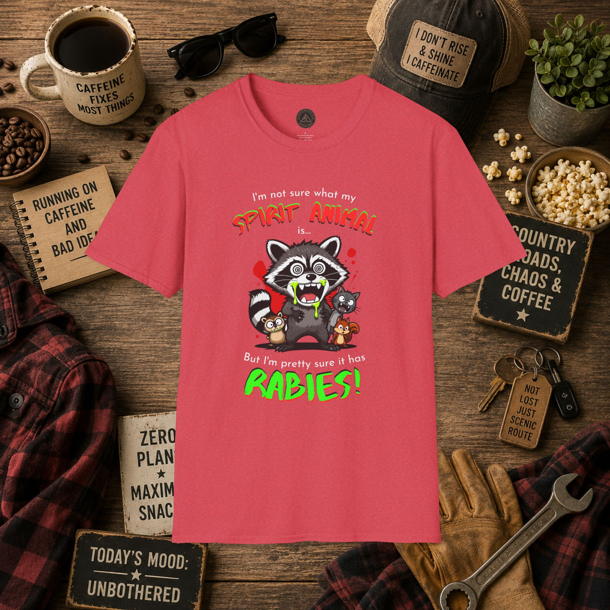 Spirit Animal Babies T-Shirt — Cute Cartoon Wildlife Graphic Tee