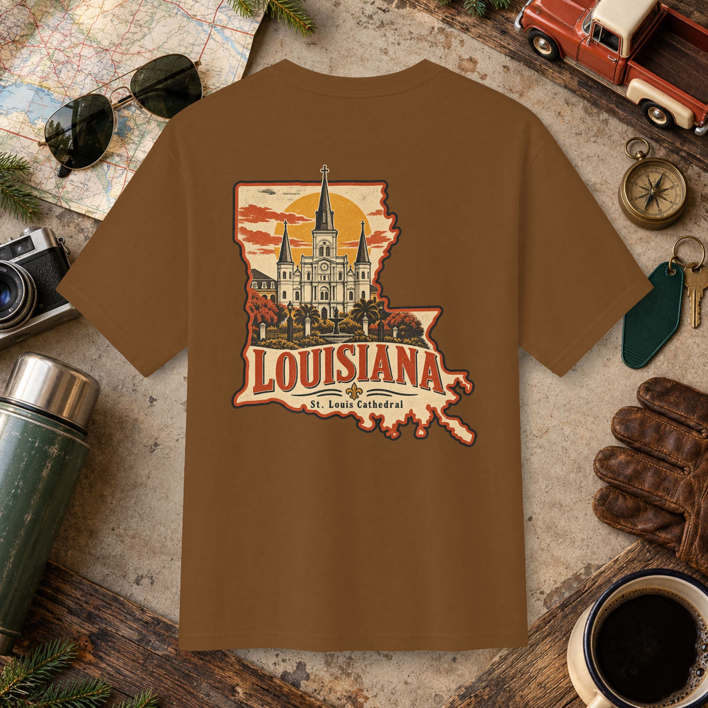Louisiana State Vintage Tee
