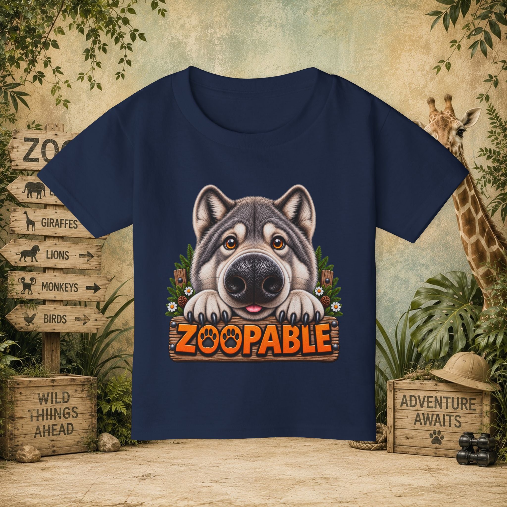 Wolf Zoopable T-shirt