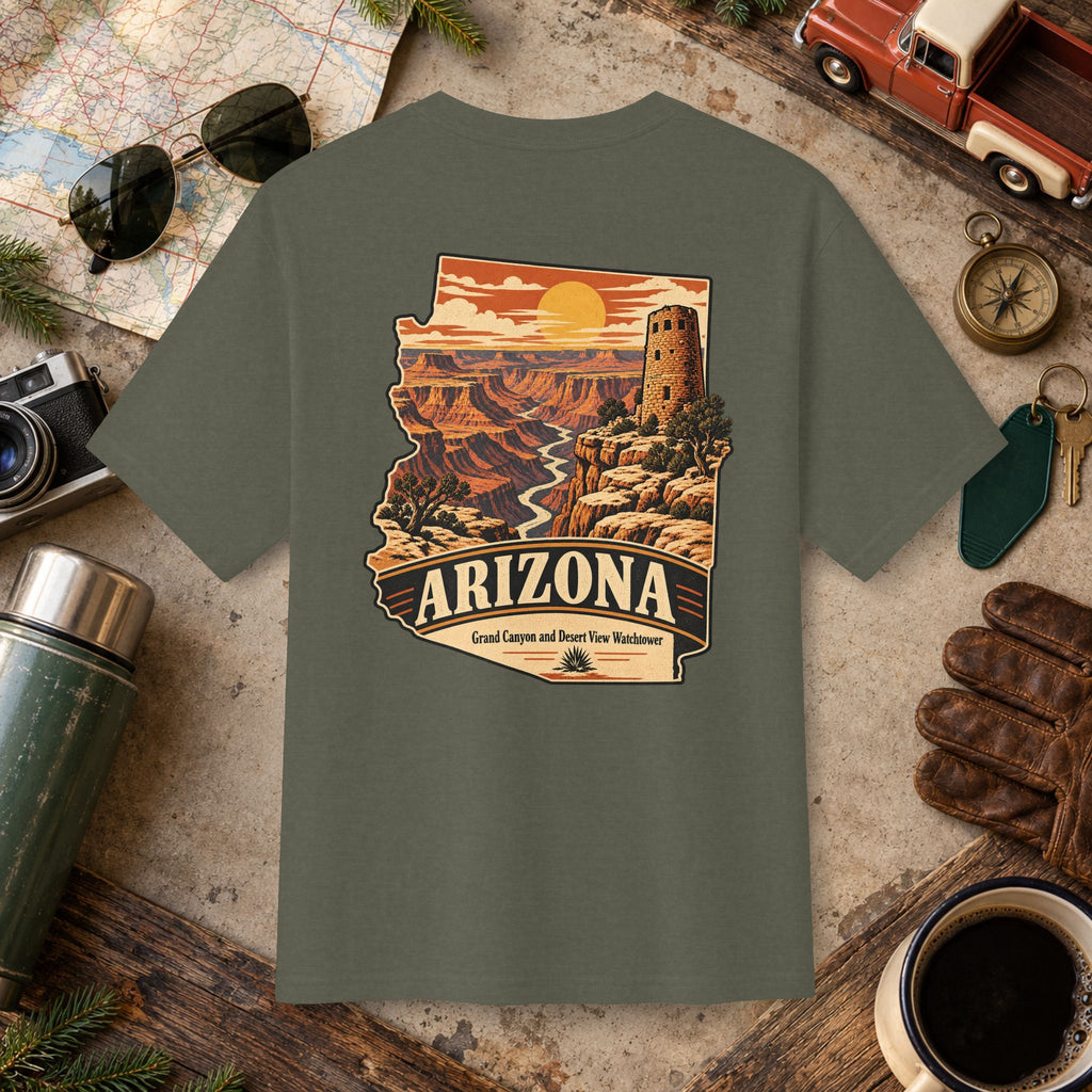 Arizona State Vintage Landscape Tee