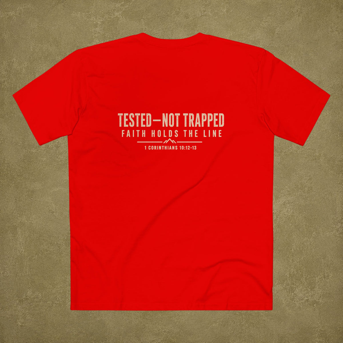 1 Corinthians 10:12-13 Men's T Shirt