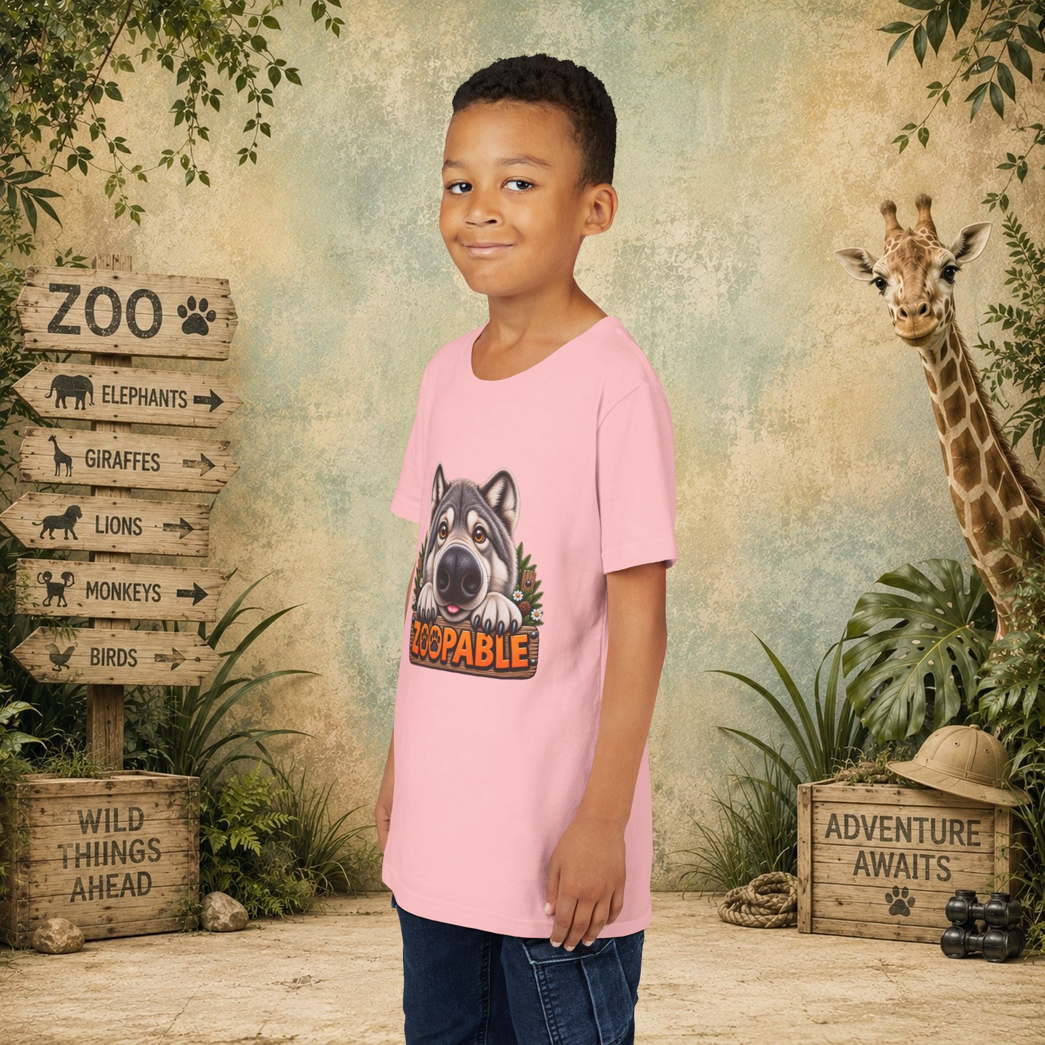 Wolf Zoopable Youth Tee