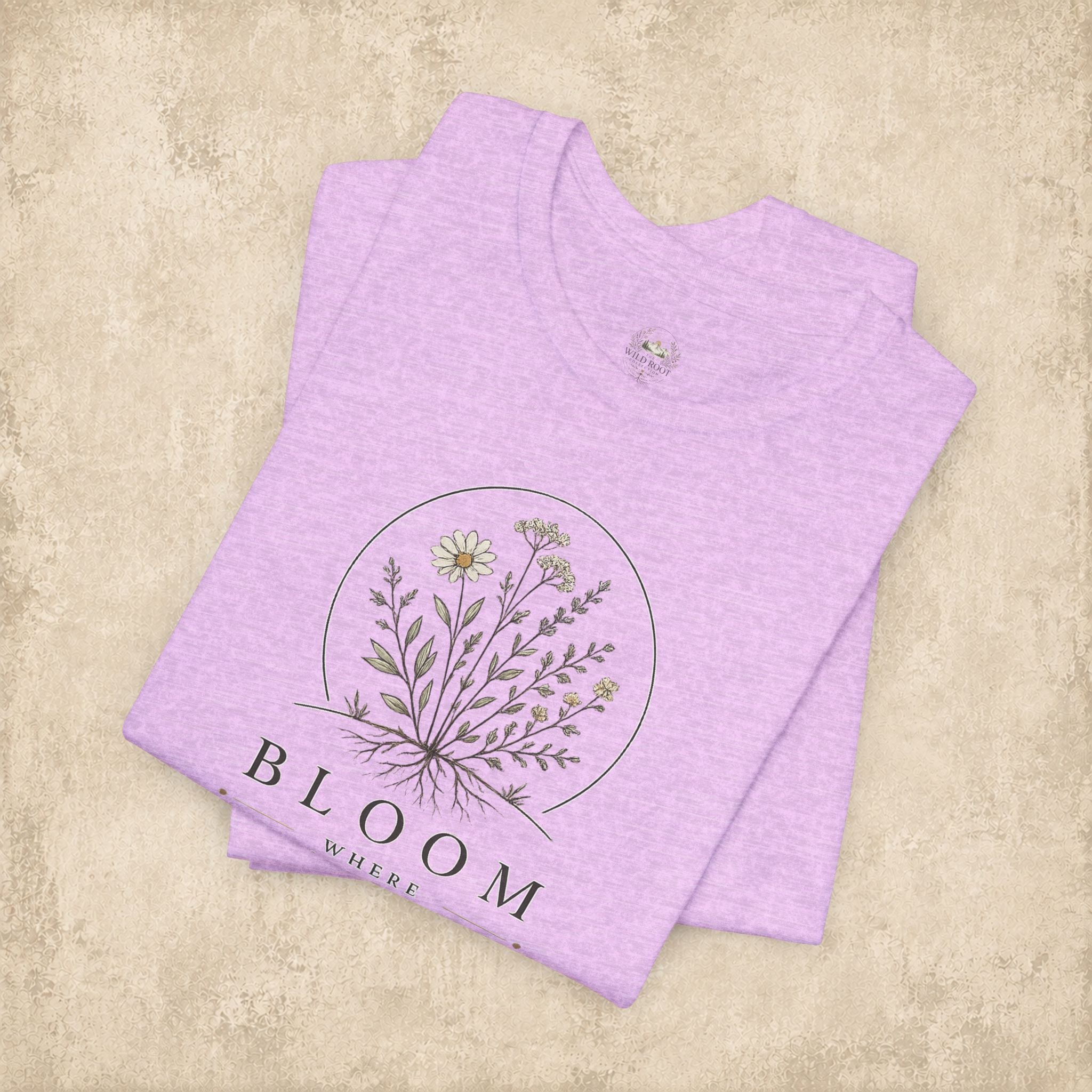 Bloom Where Planted Floral Tee