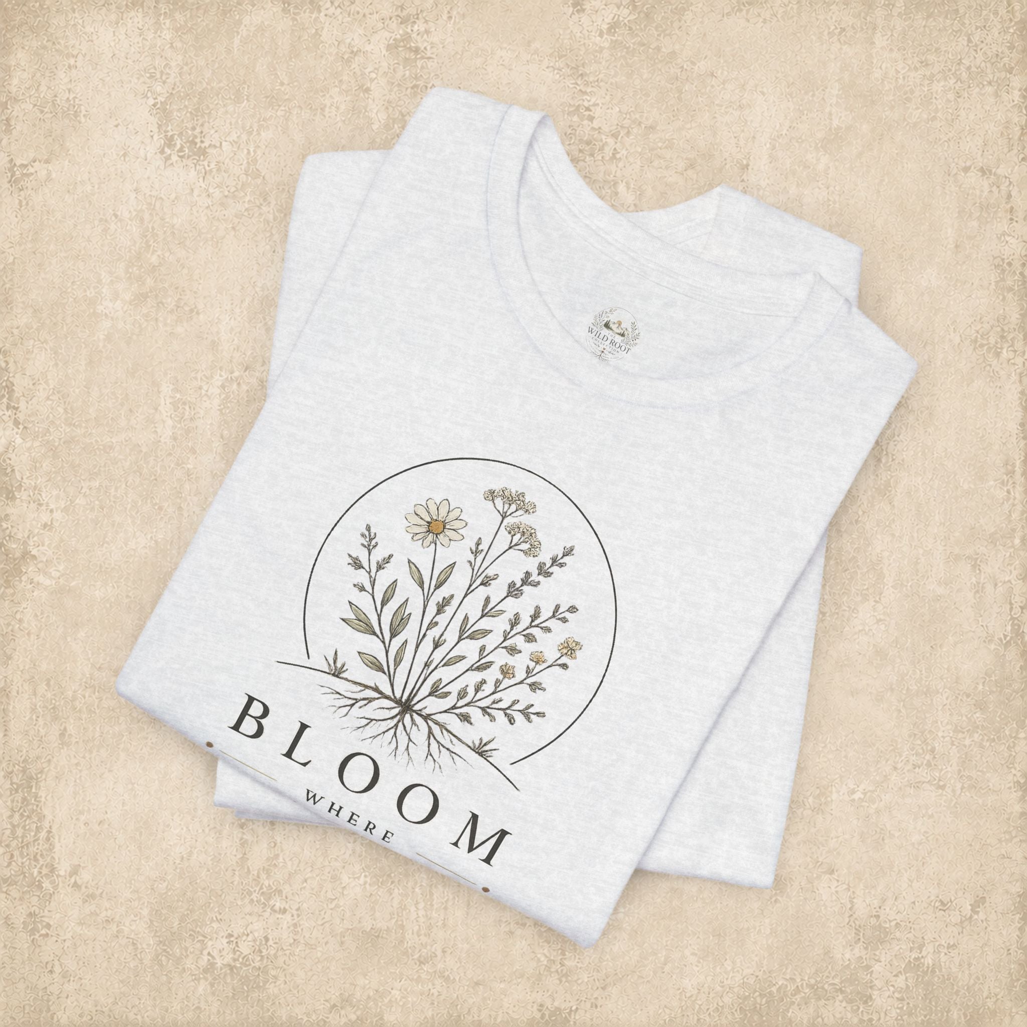 Bloom Where Planted Floral Tee