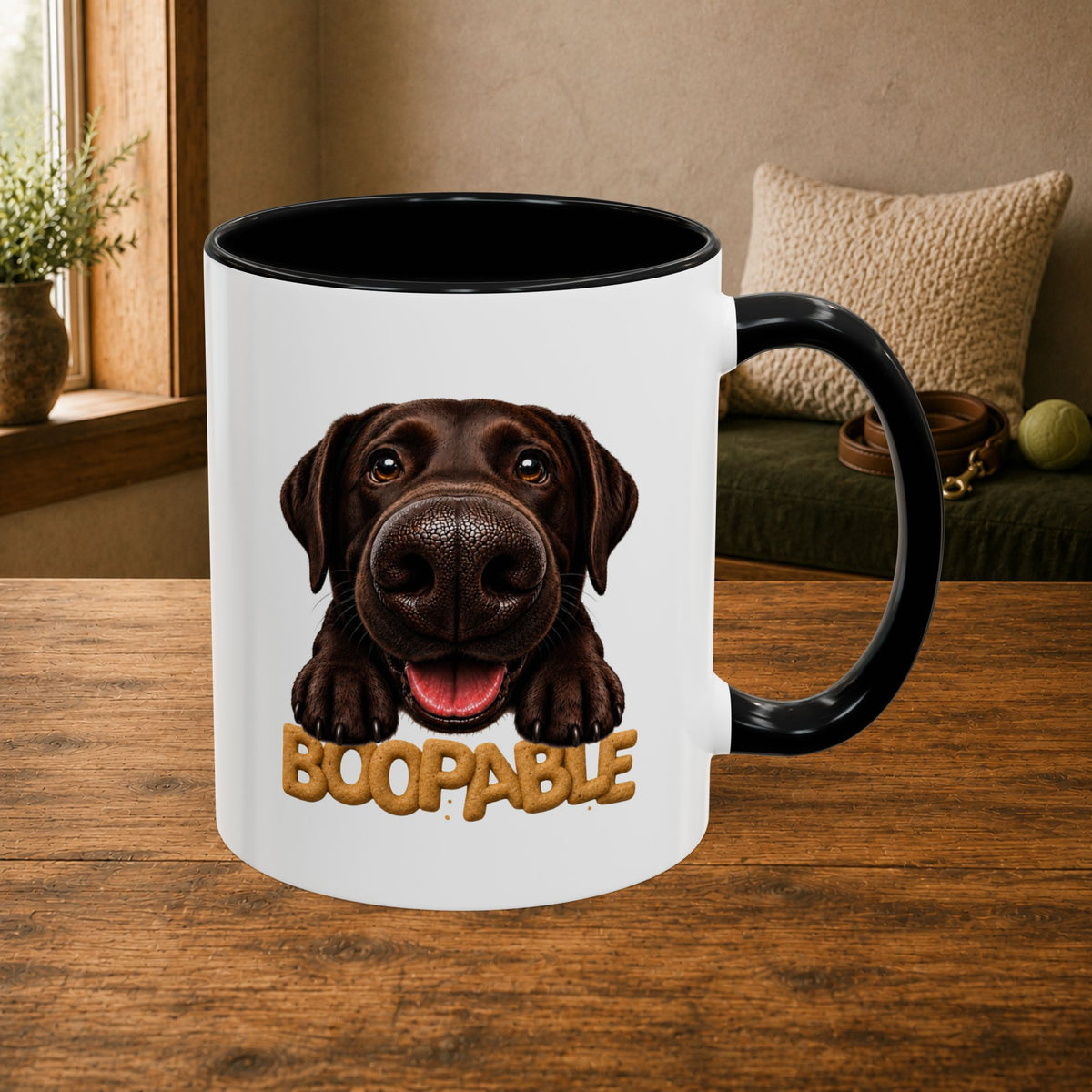 Boopable Chocolate Lab — Coffee Mug 11oz