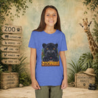 Youth Tee — Cute Black Panther "Zoopable" Kids Graphic T-Shirt