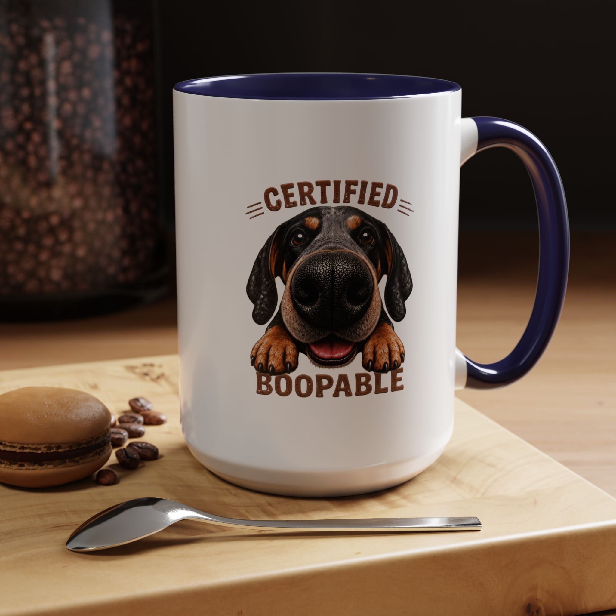 Certified Boopable Blue Tic Hound —  Coffee Mug 11/15oz